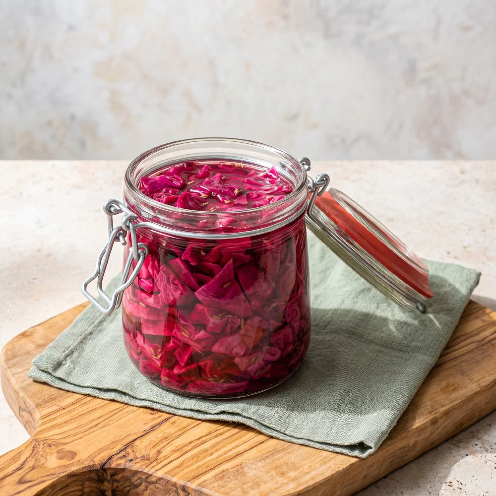 Quick Pickled Red Cabbage