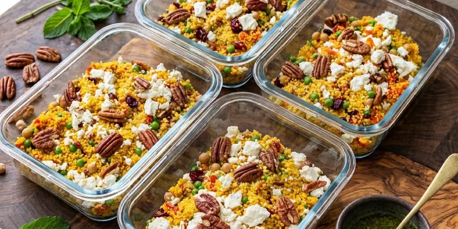 Spiced Couscous Salad with Za'atar and Pecans