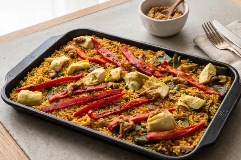Vegetable Arroz a la Llauna